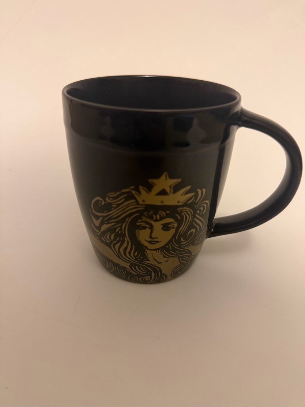 Starbucks 2012 anniversary black and Gold Ceramic Coffee Mug